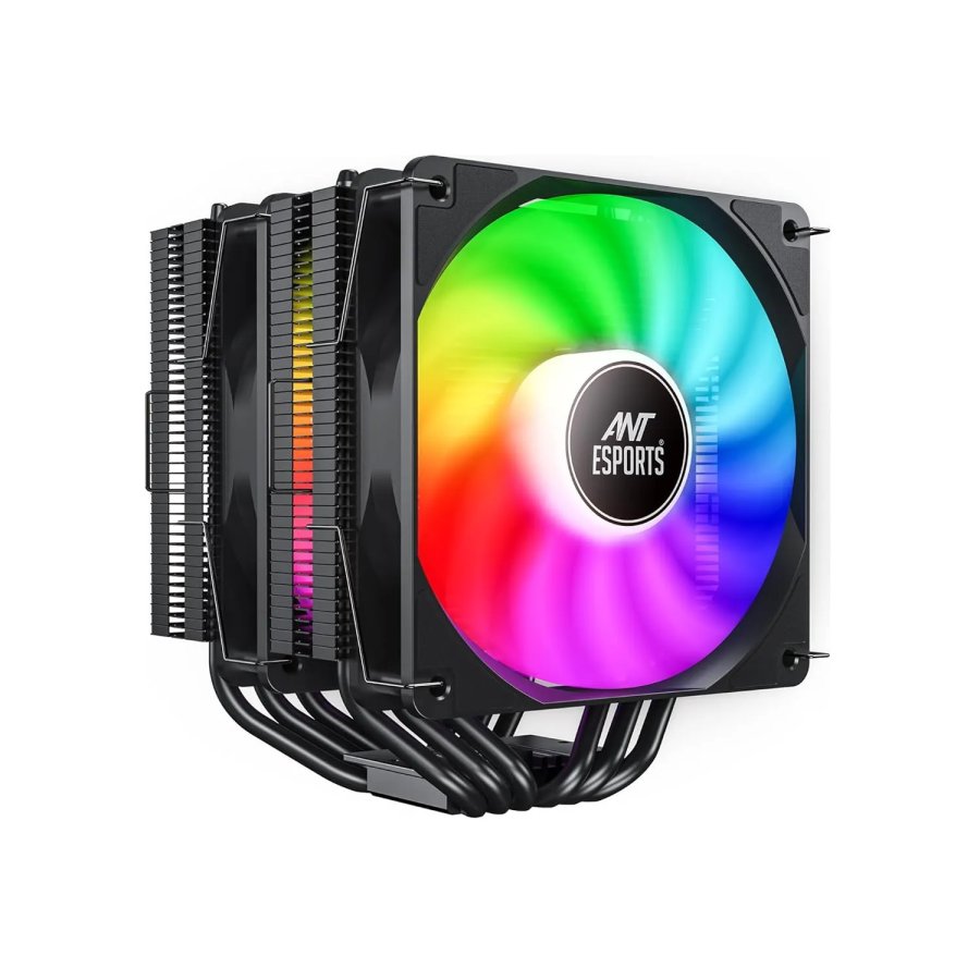Ant Esports CPU Fan Air Dual Tower ARGB ICE-C621