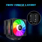 Ant Esports CPU Fan Air Dual Tower ARGB ICE-C621