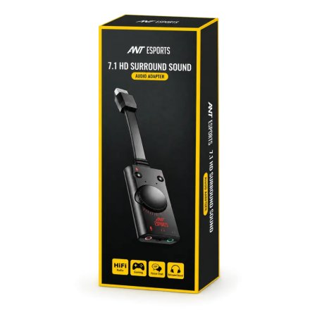 Ant Esports 7.1 USB Sound Card with Volume Control