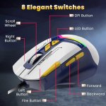 Ant Esports Wired Gaming Mouse RGB GM333 Blue