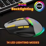 Ant Esports Wired Gaming Mouse RGB GM333 Grey
