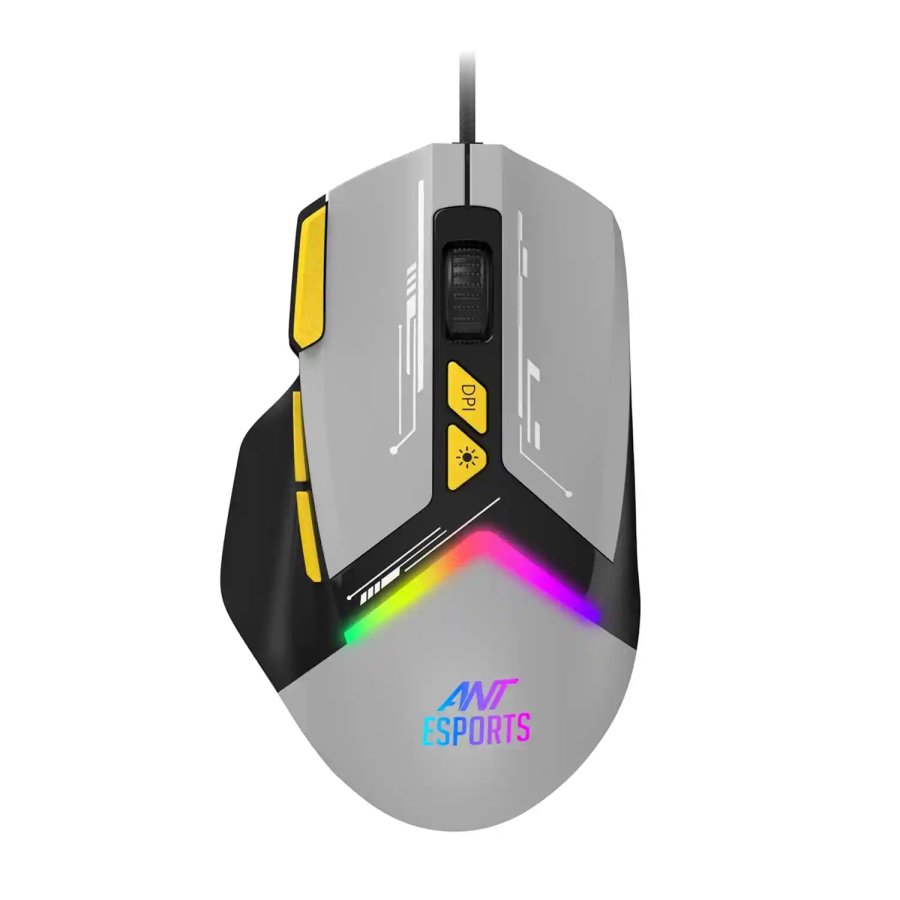 Ant Esports Wired Gaming Mouse RGB GM333 Grey