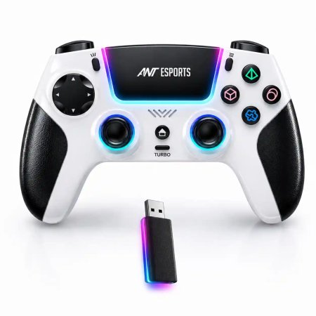 Ant Esports SUPERNOVA RGB 3-Mode Wireless Gaming Controller White