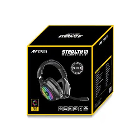 Ant Esports Stealth 10 Wireless Gaming Headset Bluetooth 5.4 RGB