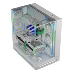 Ant Esports Crystal ARC Pro White Gaming Cabinet ATX M-ATX ITX
