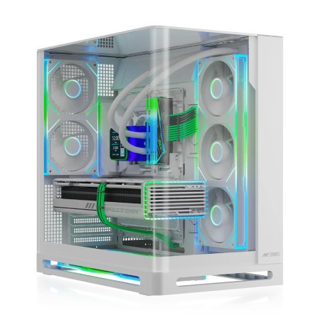 Ant Esports Crystal ARC Pro White Gaming Cabinet ATX M-ATX ITX