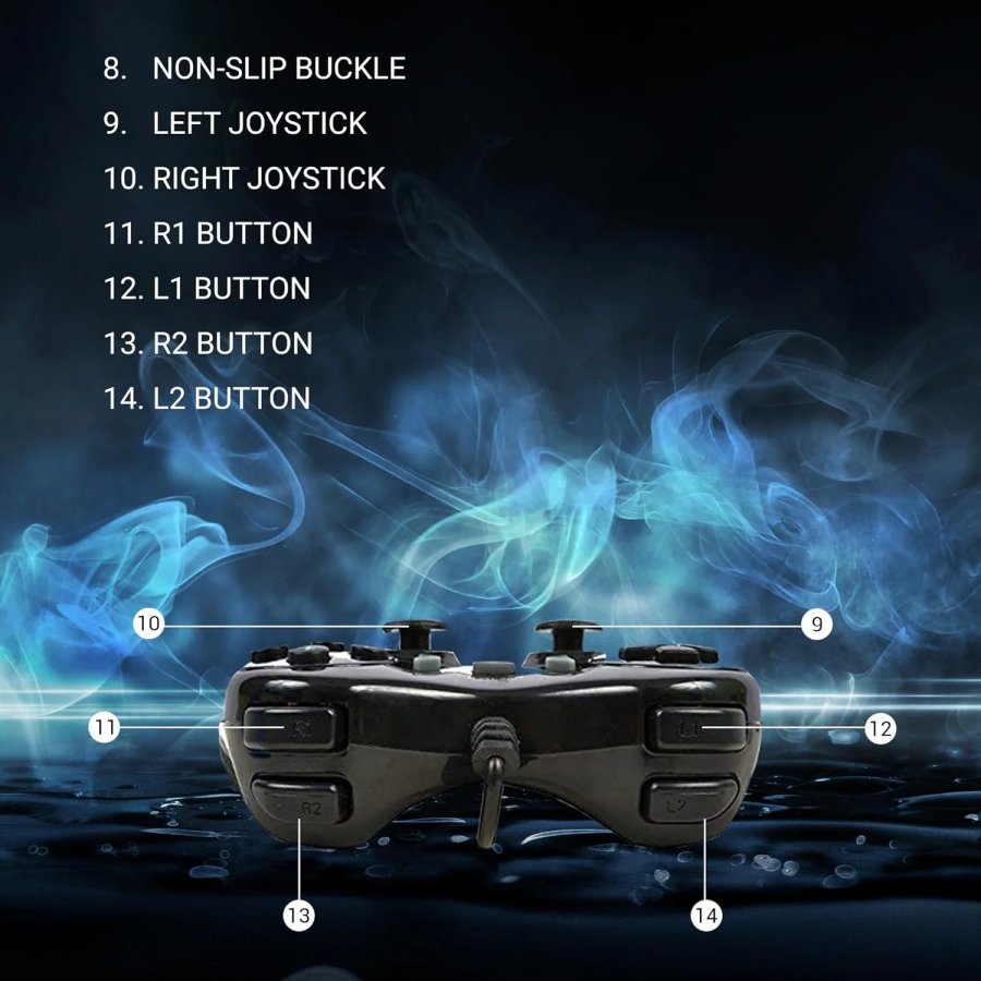 Ant Esports GP115 Wired Gamepad with Dual Vibration for PC