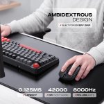 Cybeart Xeus Wireless Gaming Mouse 42,000 DPI 8K Black