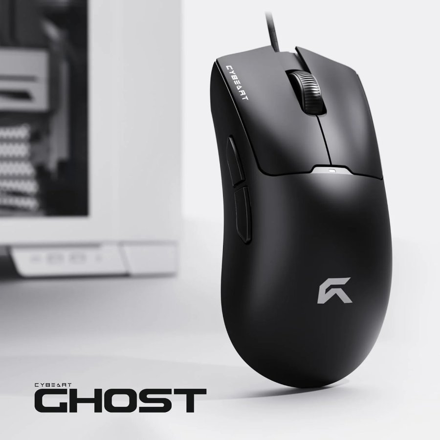 CYBEART Ghost 49g Ultra-Light Wired Gaming Mouse Black