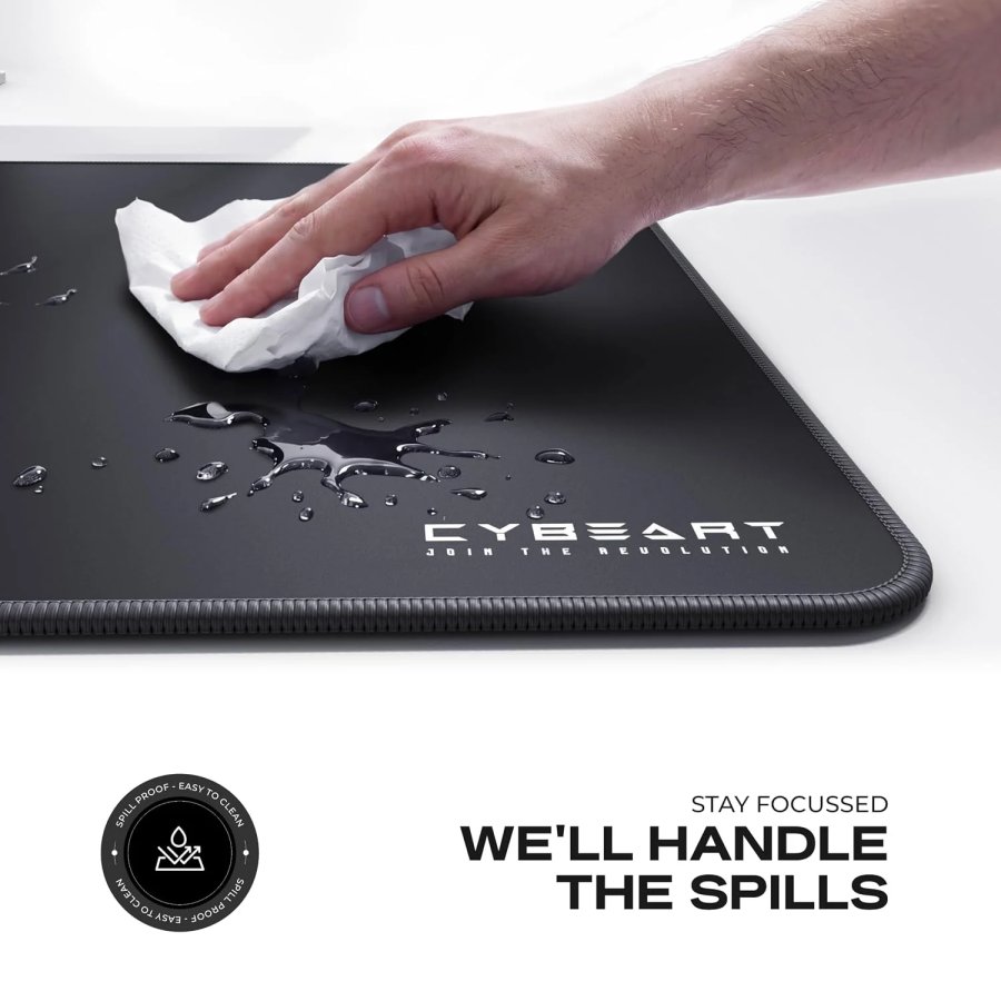 Cybeart Ghost Black XXL Gaming Mouse Pad